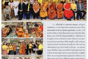 หลักสูตรบัณฑิตศึกษา​ ภาควิชารัฐศาสตร์​ คณะสังคมศาสตร์​ ทำบุญตักบาตรถวายเป็นพระราชกุศล