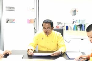 ประชุม​บุคลากร​สำนักงาน​คณบดี​คณะ​สังคม​ศาสตร์​