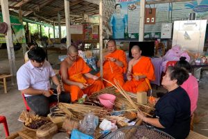 หลักสูตรพุทธศาสตรมหาบัณฑิต สาขาวิชาการพัฒนาสังคม ลงพื้นที่กลุ่มวิสาหกิจชุมชน ในโครงการออมสินยุวพัฒน์รักษ์ถิ่น