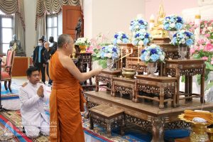 ๒๓ ตุลาคม วันปิยมหาราช บุคลากรคณะสังคมศาสตร์ ร่วมพิธีบำเพ็ญกุศลทักษิณานุประทานถวายพระราชกุศล ร.๕