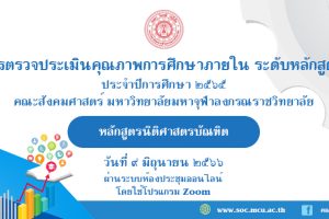 หลักสูตรนิติศาสตรบัณฑิต ตรวจประเมินคุณภาพการศึกษาภายใน ระดับหลักสูตร ประจำปีการศึกษา ๒๕๖๕