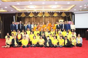 ภาควิชารัฐศาสตร์ คณะสังคมฯ ปฐมนิเทศนักศึกษาใหม่ หลักสูตร ป.บท. รุ่นที่ ๑ ณ วัดอินทาราม จ.สมุทรสงคราม