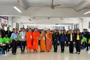 คณะสังคมฯ บริการวิชาการ ภายใต้โครงการดูแลผู้เปราะบางตามแนวพุทธ ในจังหวัดพระนครศรีอยุธยา