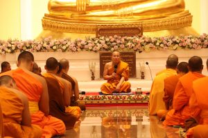 พระธรรมวชิโรดม, รศ.ดร. รองอธิการบดีฝ่ายกิจการนิสิต เมตตาตรวจเยี่ยมและให้กำลังใจบุคลากร พระวิปัสสนาจารย์ และนิสิตคณะสังคมศาสตร์ ในโครงการปฏิบัติวิปัสสนากัมมัฏฐาน ประจำปี ๒๕๖๘