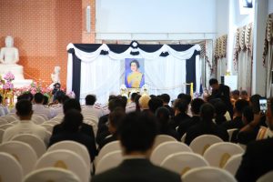 บุคลากรคณะ​สังคม​ศาสตร์​​ เข้าร่วมพิธีบำเพ็ญกุศลทักษิณานุประทานอุทิศถวายพระราชกุศลแด่ สมเด็จพระนางเจ้าสิริกิติ์ พระบรมราชินีนาถ พระบรมราชชนนีพันปีหลวง “สตมวาร”