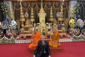 พระพรหมวัชรธีราจารย์, ศ.ดร. อธิการบดี มจร ปฏิสันถาร ฯพณฯ โสภณ ซารัมย์ ประธานสภาผู้แทนราษฎร